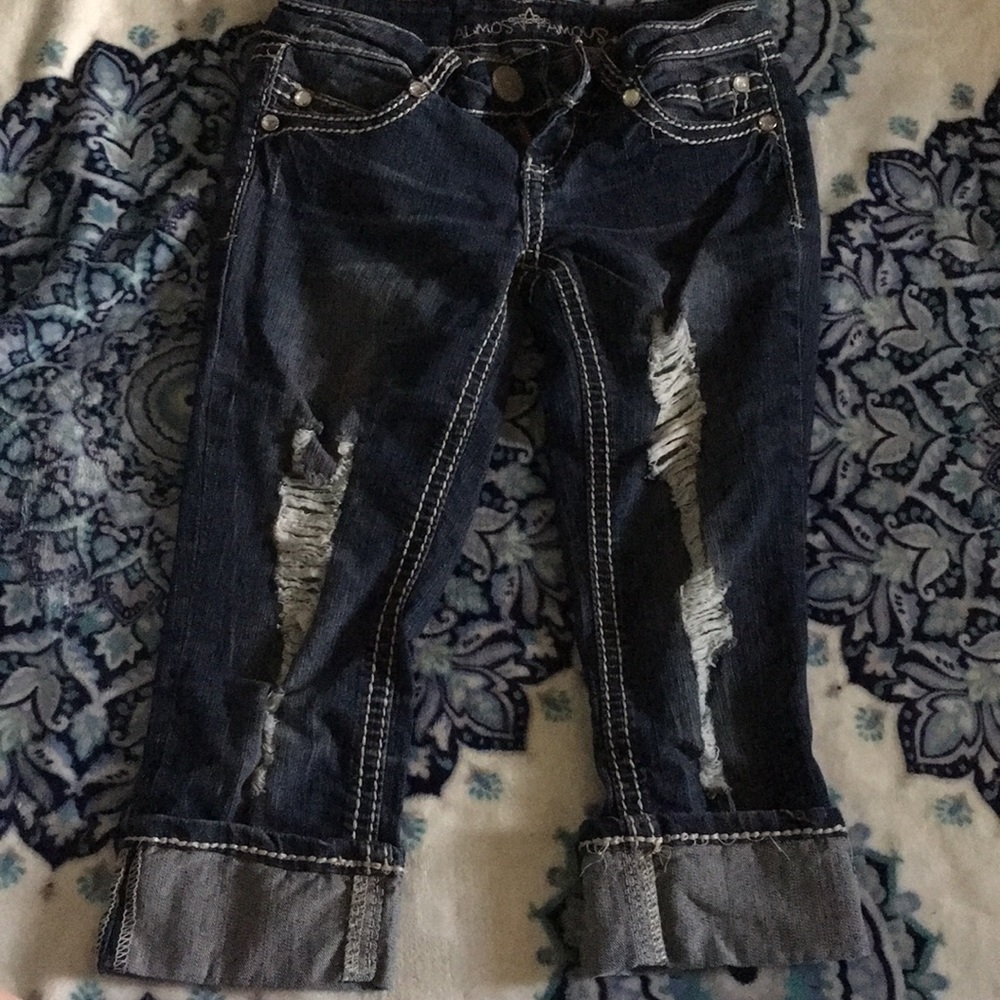 Capris jean in great condition!